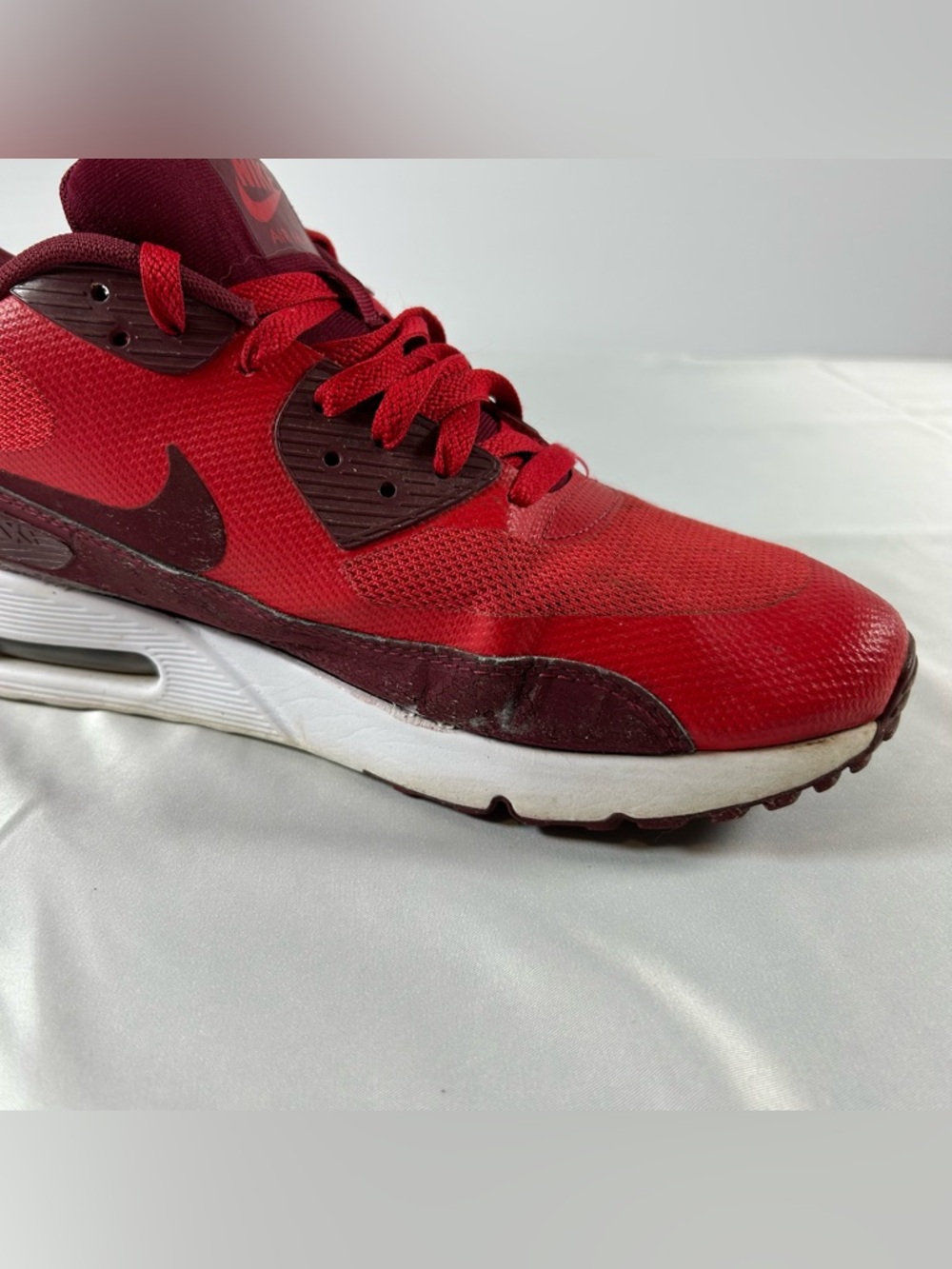 Nike Air Max 90 Ultra 2.0 Essential 875695600 Red Mens 10.5 No box *flaws* - Picture 13 of 16